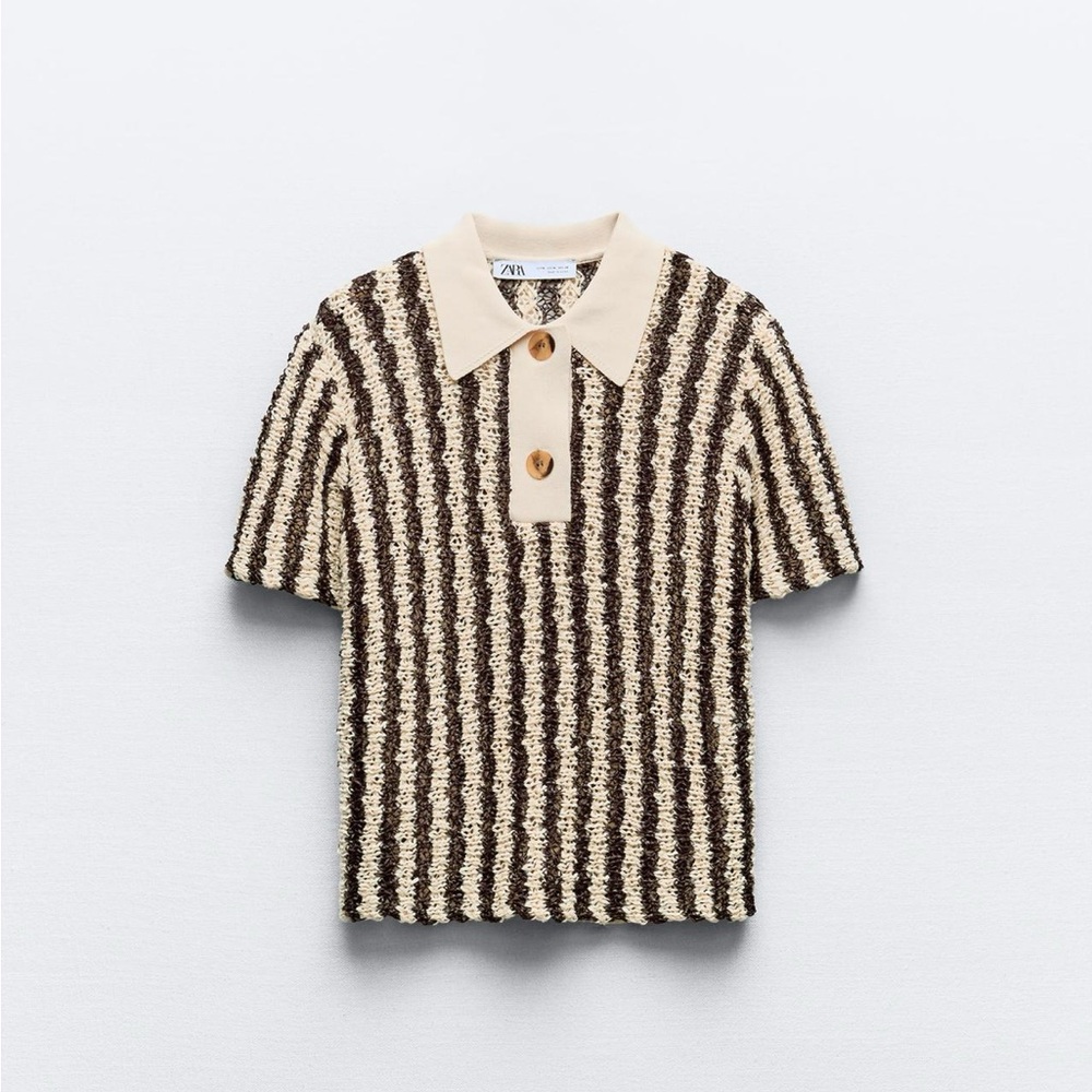 Zara Striped Polo